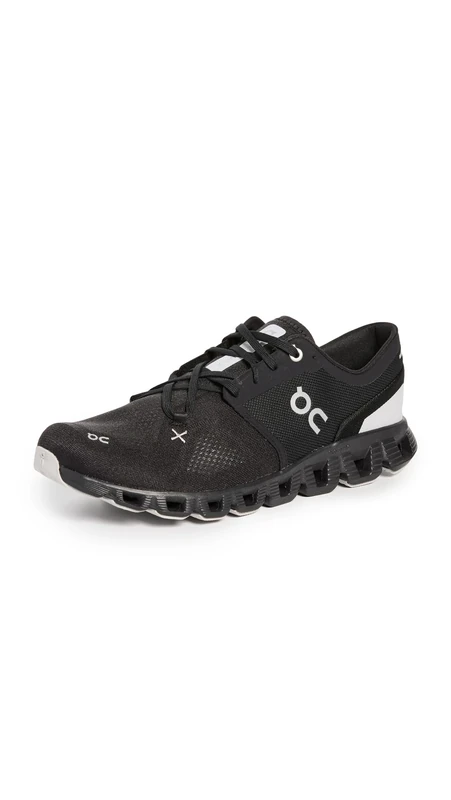 ON Running Cloud X Mens Running Trainers Black 7.5 UK