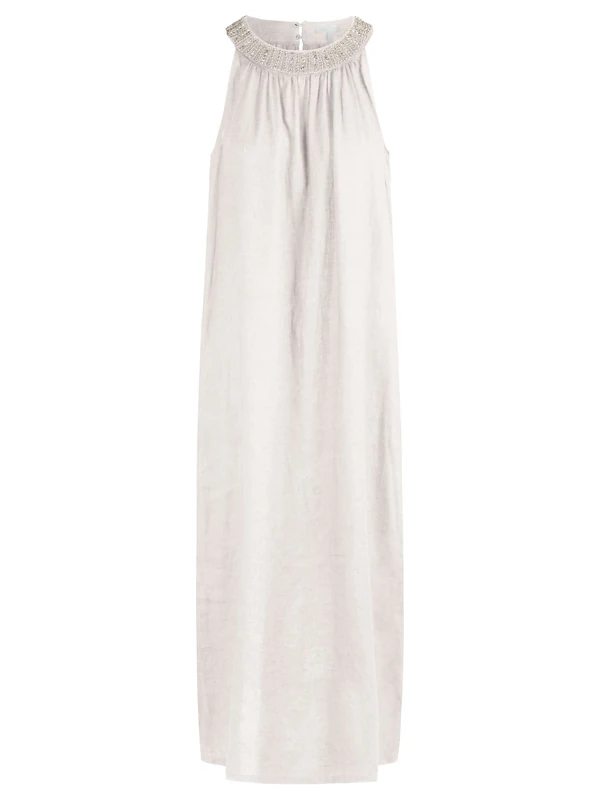 Mint & Mia Women's Web Dress Long, Milk, 6