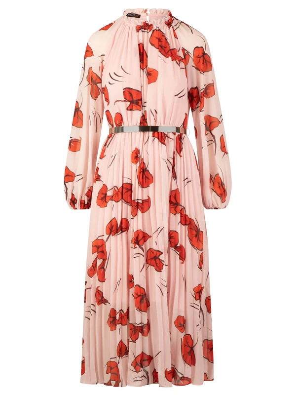 ApartFashion Women's Maxi Dress, Rose-Red, 10