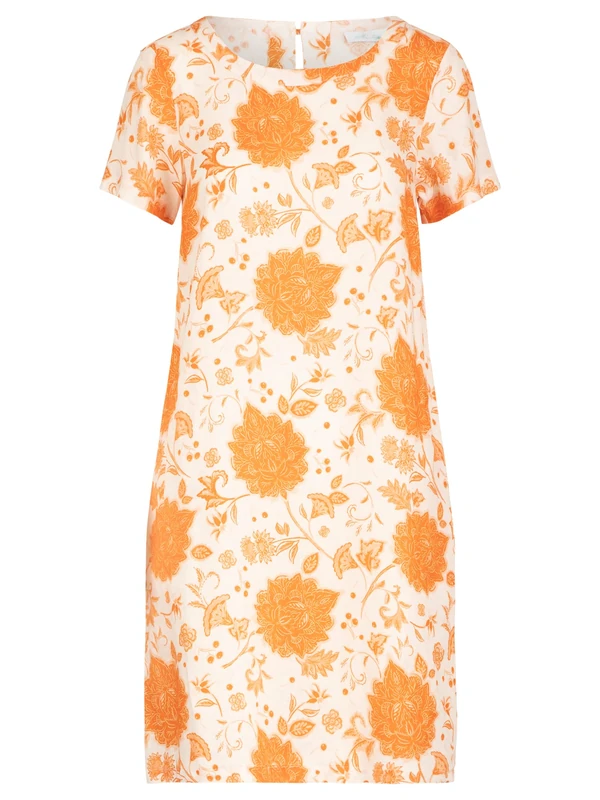 Mint & Mia Women's Woven Dress Crew Neck, Multi-Coloured, 10