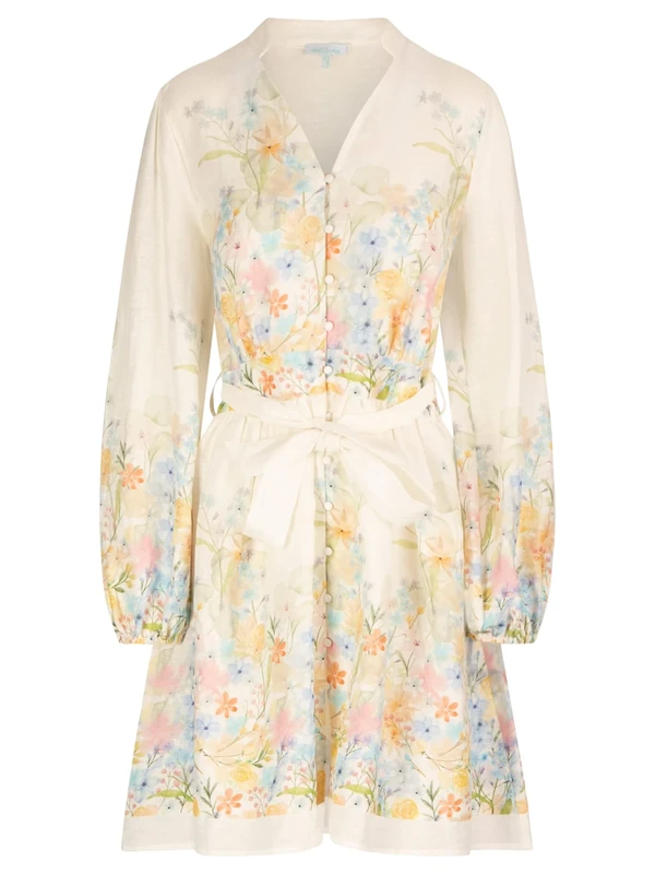 Mint & Mia Women's Woven Dress, Multi-Coloured, 14