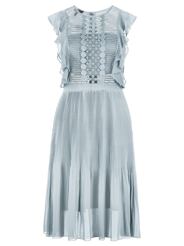 ApartFashion Women's Cocktail Dress, Light Blue, Normal, Light Blue, 14