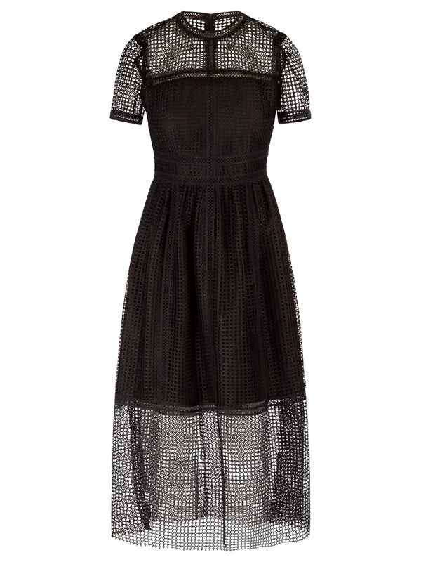 ApartFashion Women's Mesh Dress, Black, 20