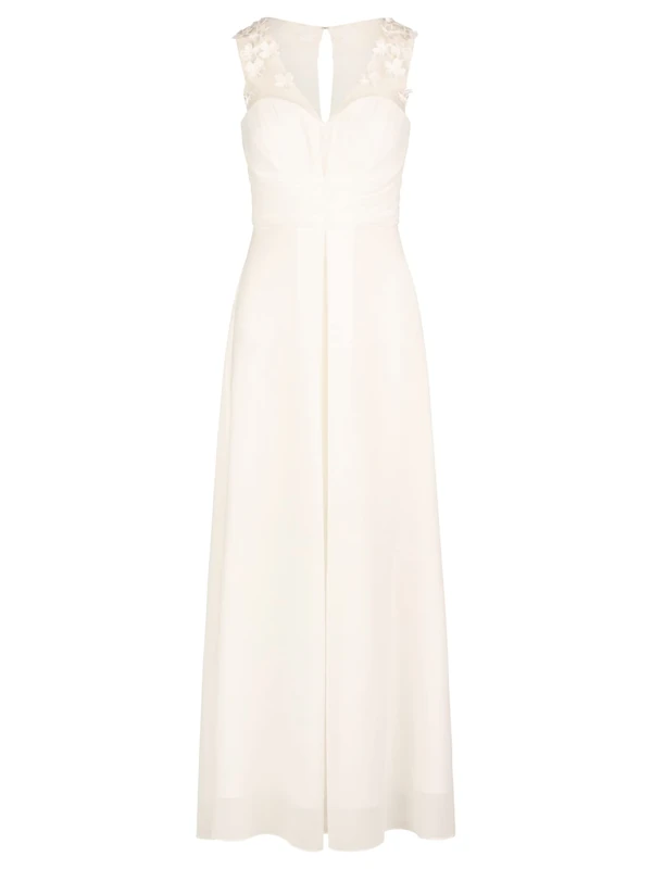 ApartFashion Women's Wedding Dress, Cream, 18