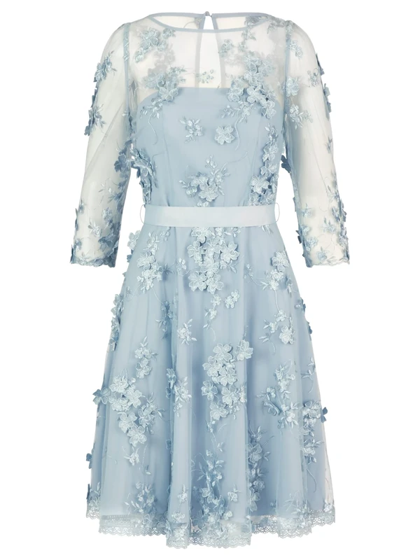 ApartFashion Women's Lace Dress, Pigeon Blue, 6