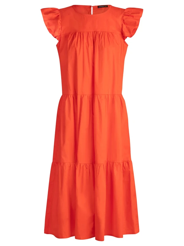 ApartFashion Women's Summer Dress, Orange, 10