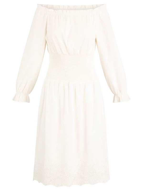 ApartFashion Ladies Lace Dress Cream Regular, Cream, 16