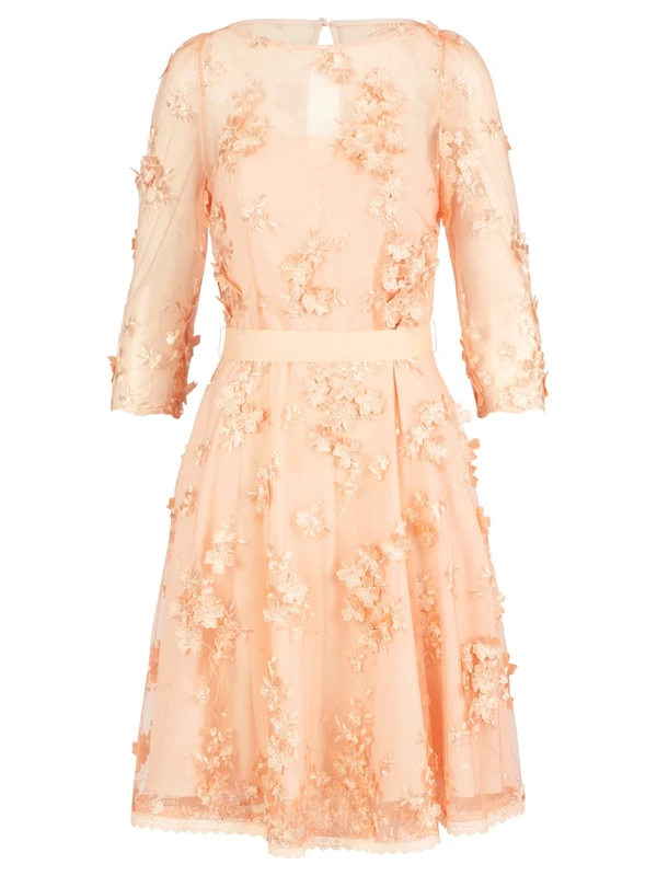 ApartFashion Women's Lace Dress, Apricot, 8
