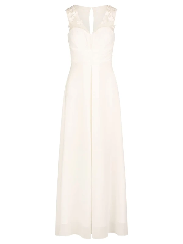 ApartFashion Women's Wedding Dress, Cream, 20