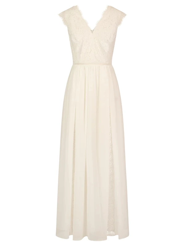 ApartFashion Ladies Wedding Dress Cream Regular, Cream, 10