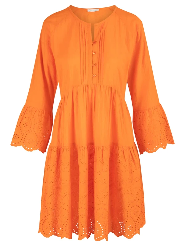 Mint & Mia Women's Woven Dress, Orange, Normal, Orange, 14