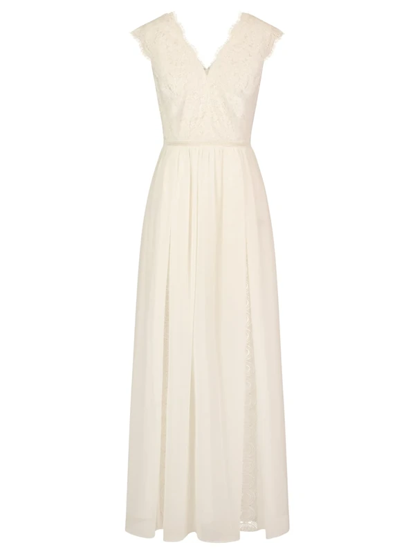 ApartFashion Women's Wedding Dress, Cream, 18