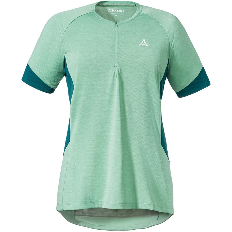 Schöffel Women's Auvergne L Shirt Hiking, Matcha Mint, 42