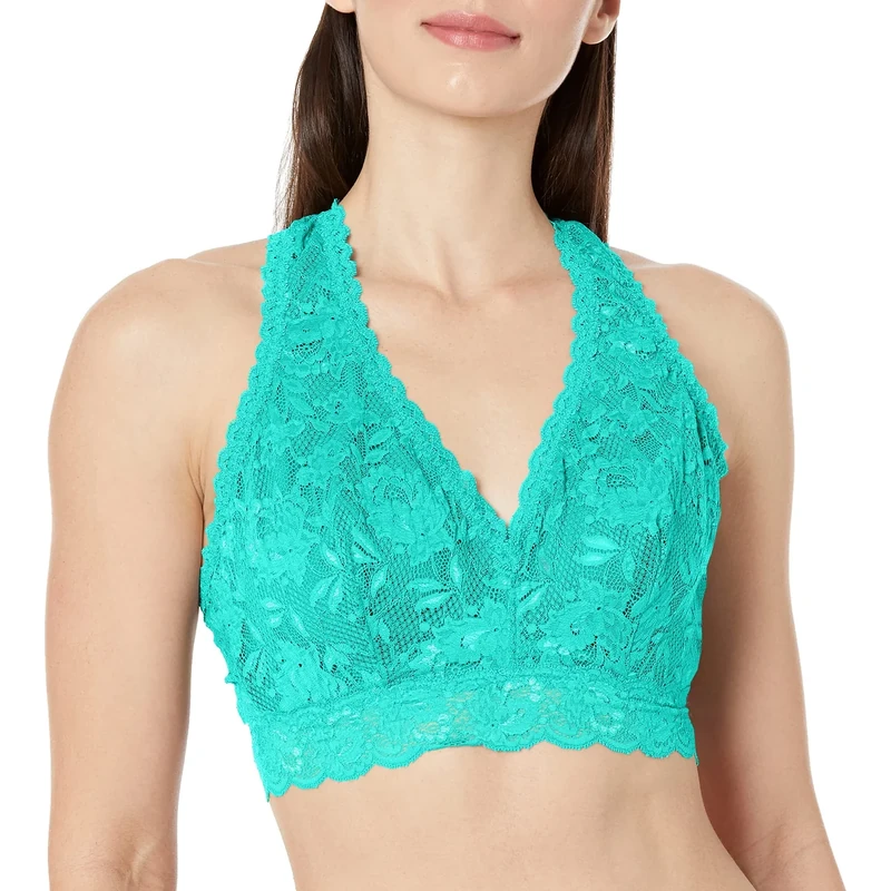 Cosabella Women's Say Never Curvy Racie Racerback Bralette, Andaman Sea, XXS