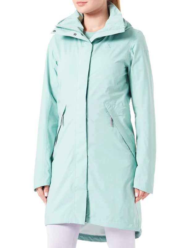 Schöffel Women's Sardegna L Parka Jacket, Matcha Mint, 38