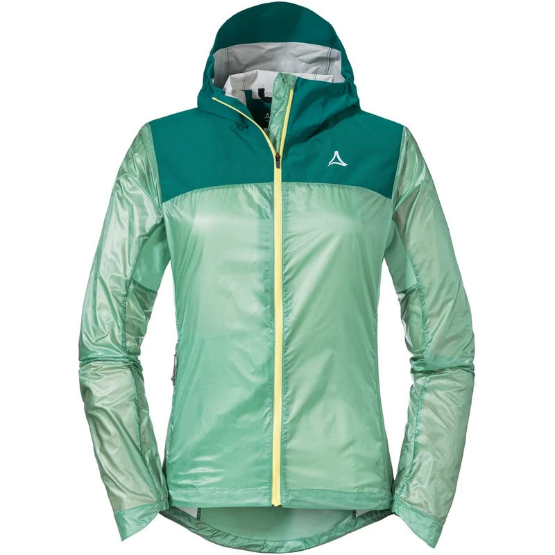 Schöffel Women's Hybrid JKT Flow Trail L Jacket, Matcha Mint, 42