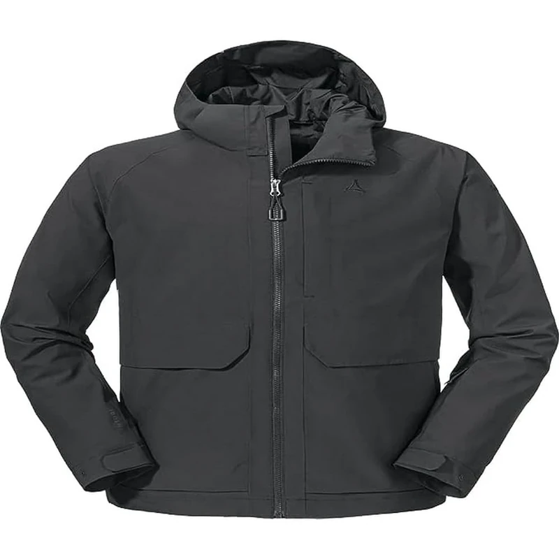 Schöffel Men's Jacket Lausanne M, Asphalt, 56 (EU)