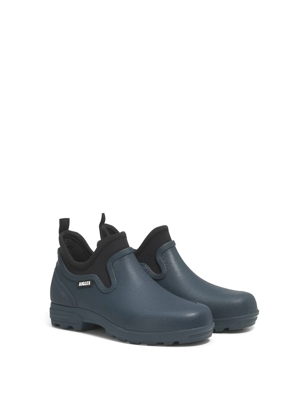 Aigle Lessfor Plus 2 Women's Clogs, Storm Blue Black, 6.5 UK