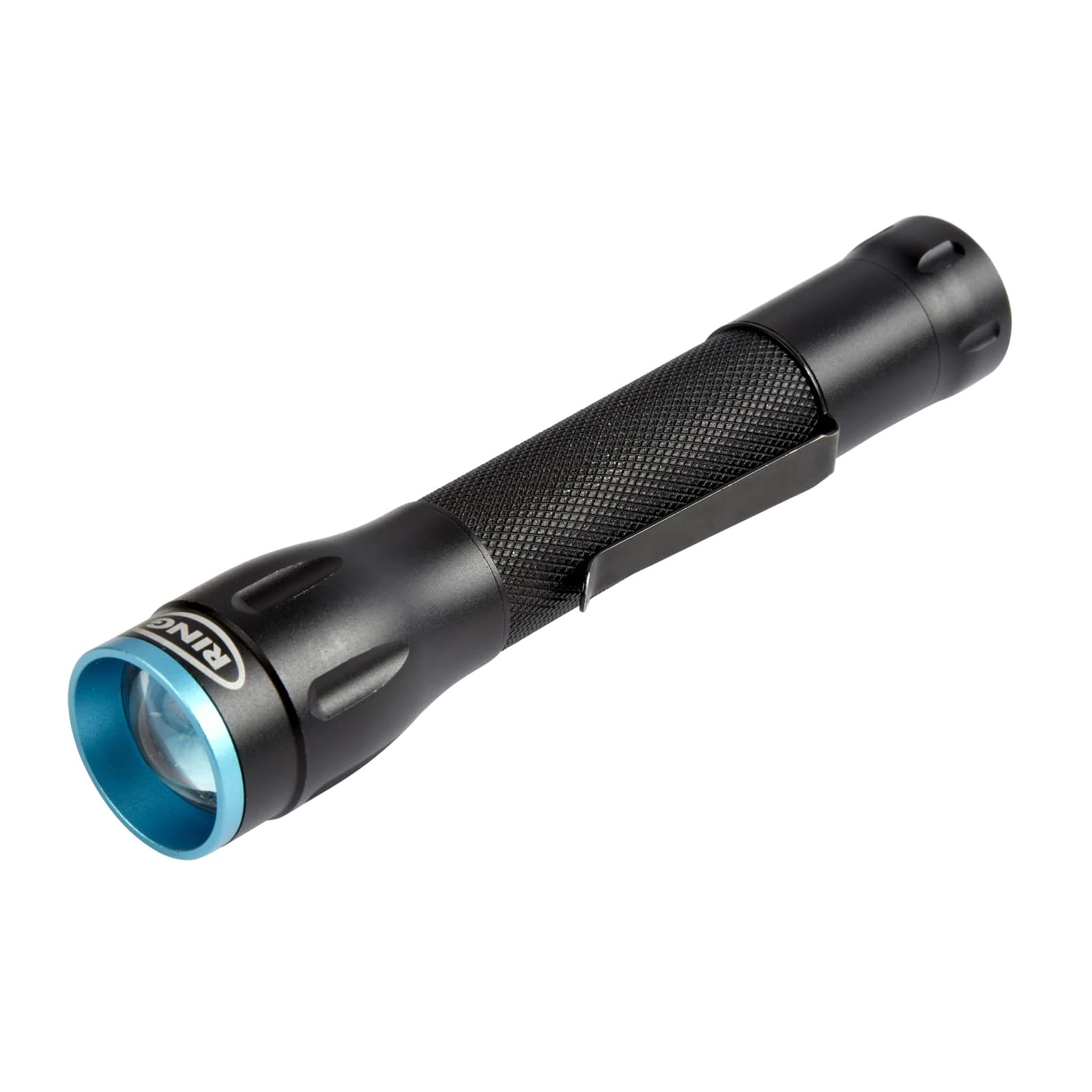 Ring Zoom140 LED Rechargeable Torch Aluminium