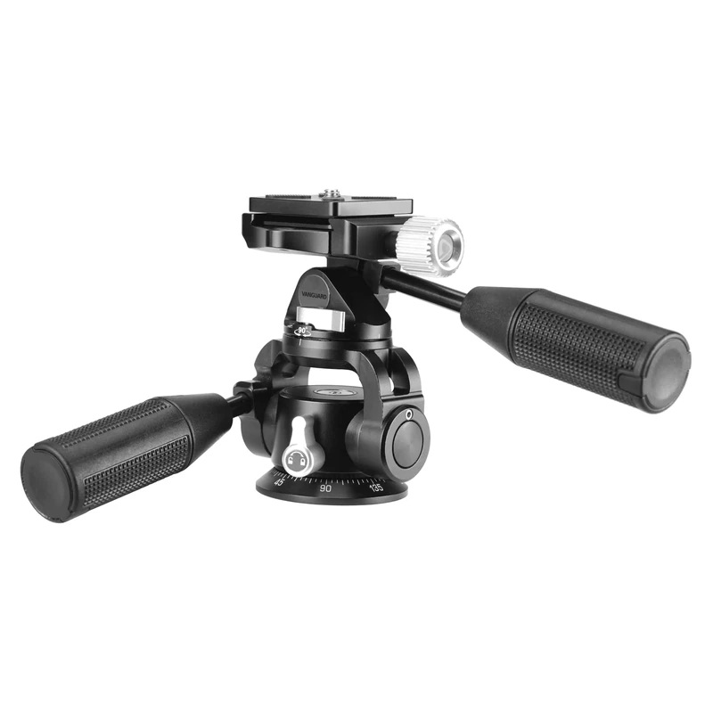 Vanguard VEO PH-38S 3 Way Pan Head with Rotating Top Handle (58mm Base) - 10kg Load Capacity