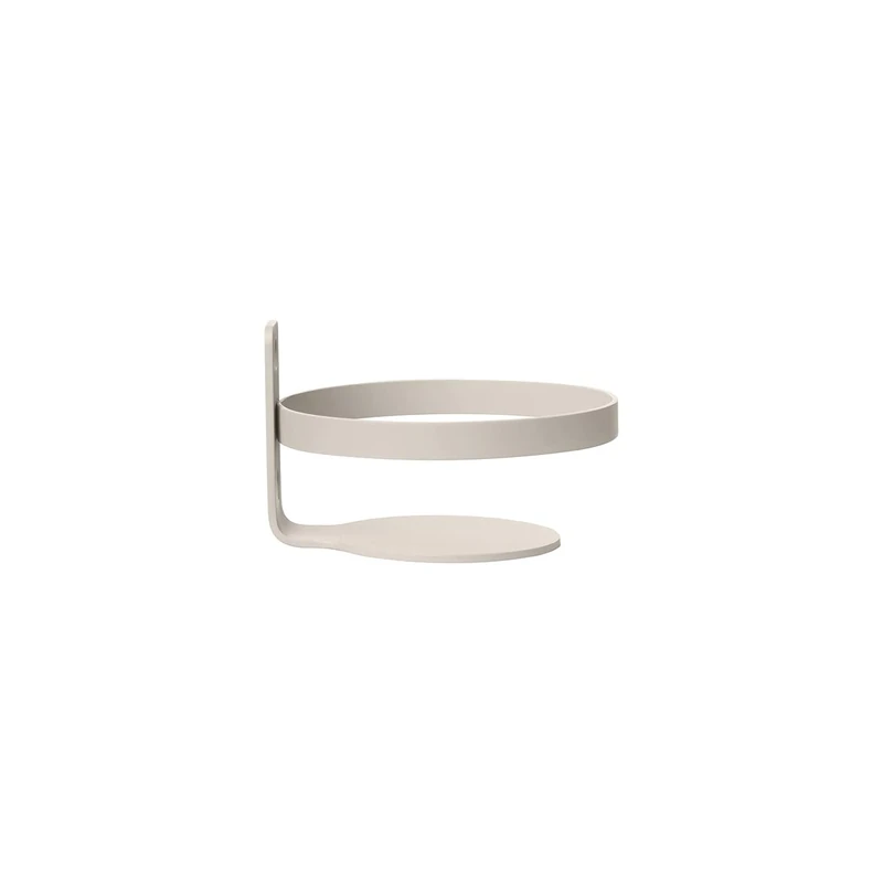 blomus SONO Wall Mount | Bathroom Accessory | Colour Moonbeam | Painted Stainless Steel | for Soap Dispenser and Toothbrush Cups