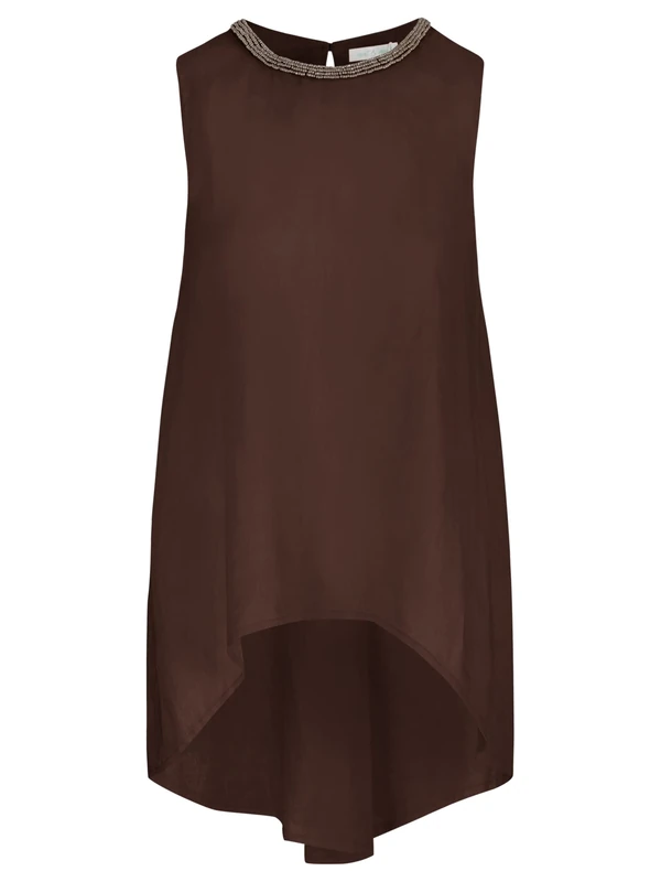 Mint & Mia Women's Woven top, Brown, 18