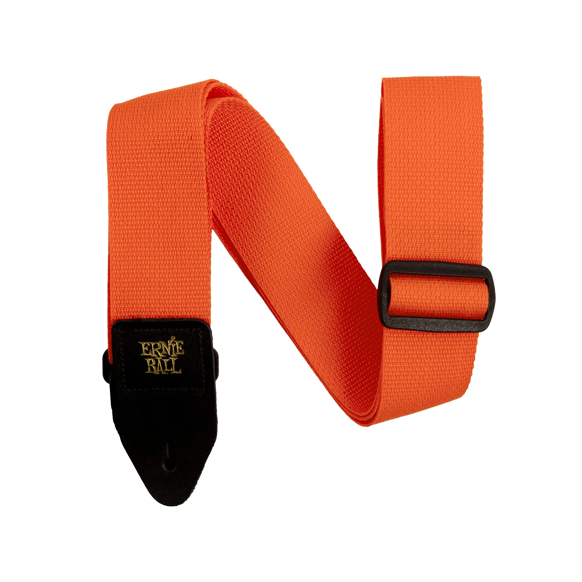 Ernie Ball Orange and Black Polypro Guitar Strap