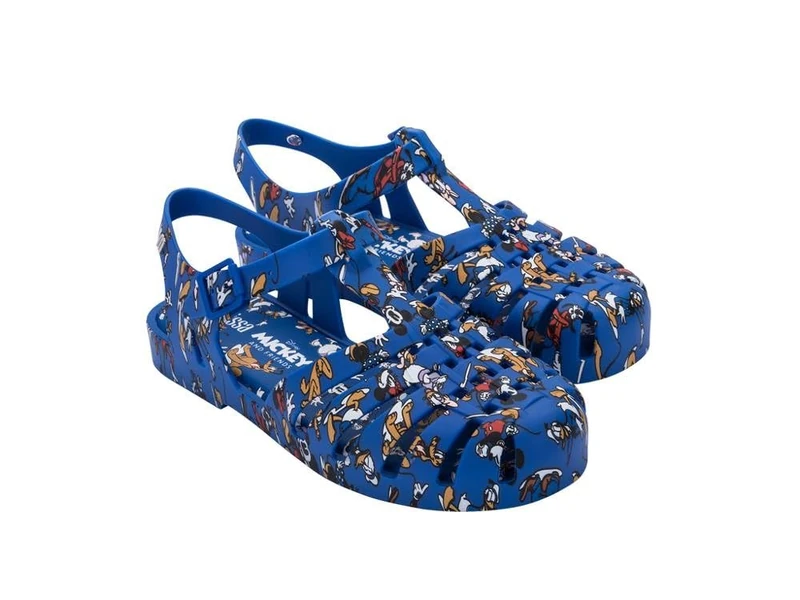 Melissa Women's Possession Print + Mickey Sandals, blue, 41/41.5 EU