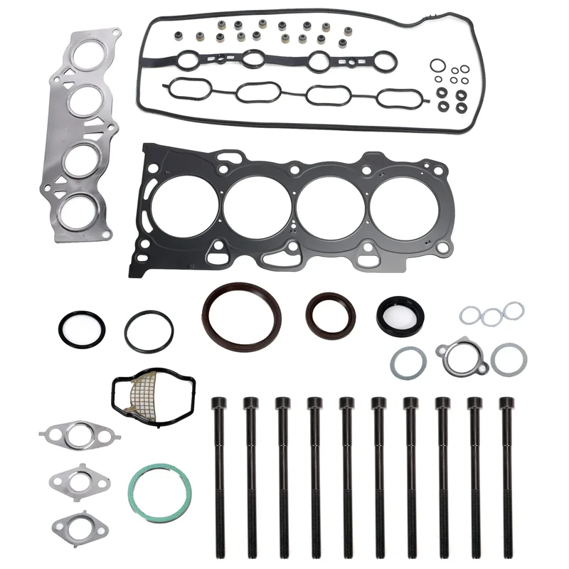MLS Head Gasket Set with Bolts, HS26232PT ES71183, Engine Cylinder Gasket Kit, for Toyota Camry Highlander Rav4 Solara 01-06, for Scion TC 05-06, 2.4L L4 DOHC, Engine 2AZFE