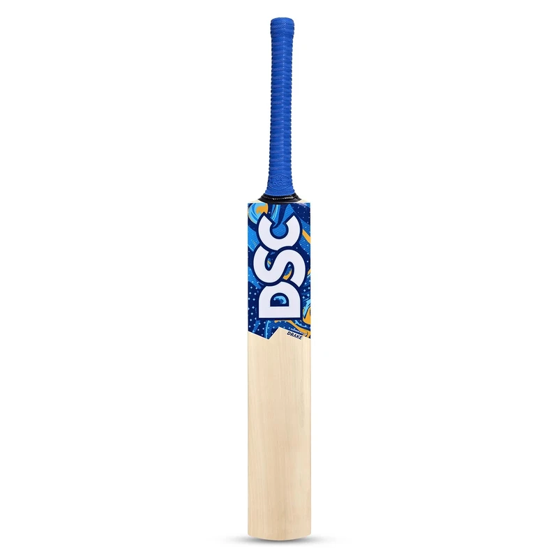 DSC Drake Cricket Bat For Mens and Boys (Beige, Size - 4) | Material: Kashmir Willow | Lightweight | Free Cover | Ready to play | For Intermediate Player