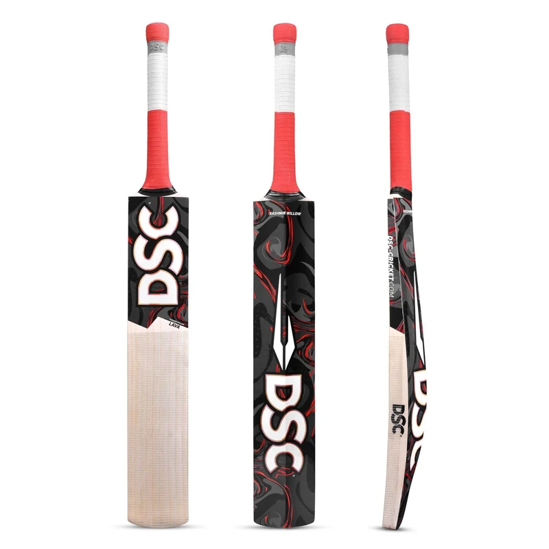 DSC Lava Cricket Bat For Mens and Boys (Beige, Size -3) | Material: Kashmir Willow | Lightweight | Free Cover | Ready to play | For Intermediate Player | Ideal For Leather Ball