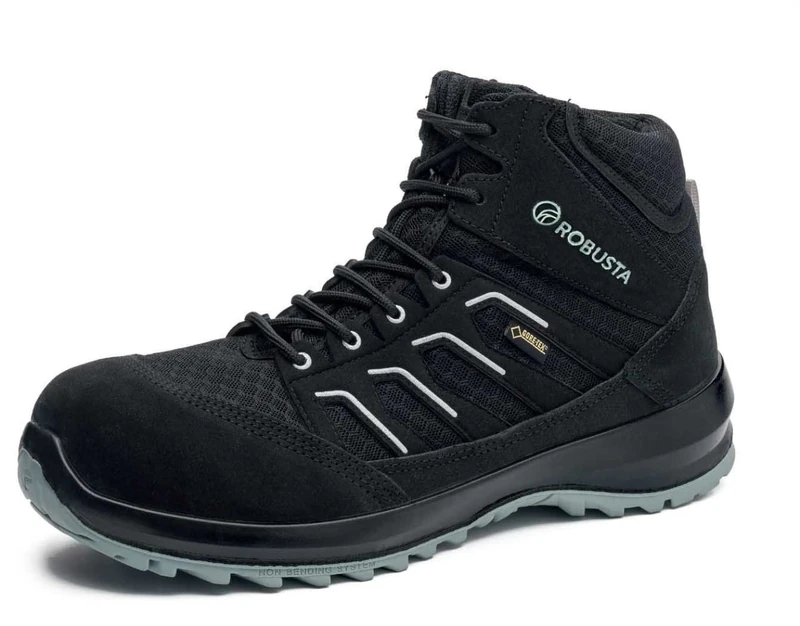 ROBUSTA Unisex Calzado seguridad Tiburon S3+CI+HI+HRO+WR+SRC NO Metal Textile 35/48, Black, 10.5 UK