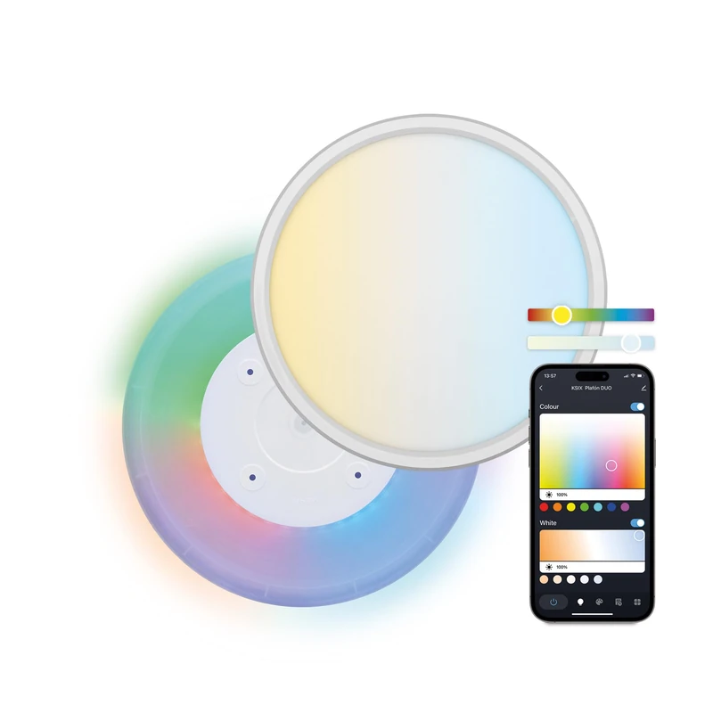 Ksix SmartLED Duo Ceiling Light - 24W 42cm Smart Lighting