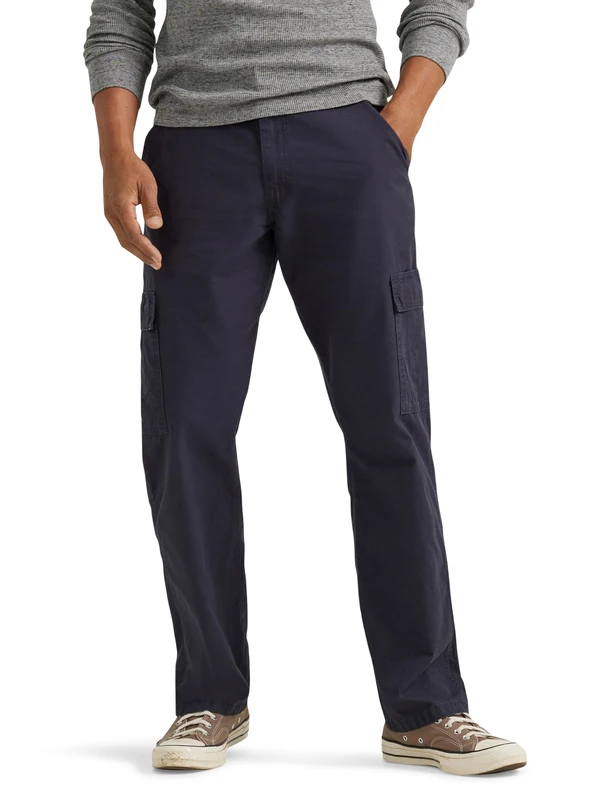 Wrangler Womens Twill Relaxed Fit Cargo Pant, Navy Ripstop, 50W x 32L - Image 1