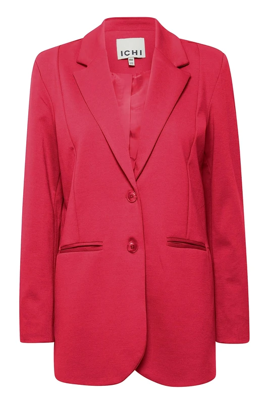 ICHI Women's Ihkate Sus Oversize Bl Casual Blazer, 181741/Raspberry Wine, 10