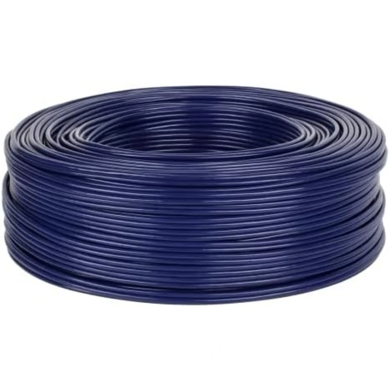 Lechpol KAB0208 2 x RCA Cable - Blue 4 mm - Image 1