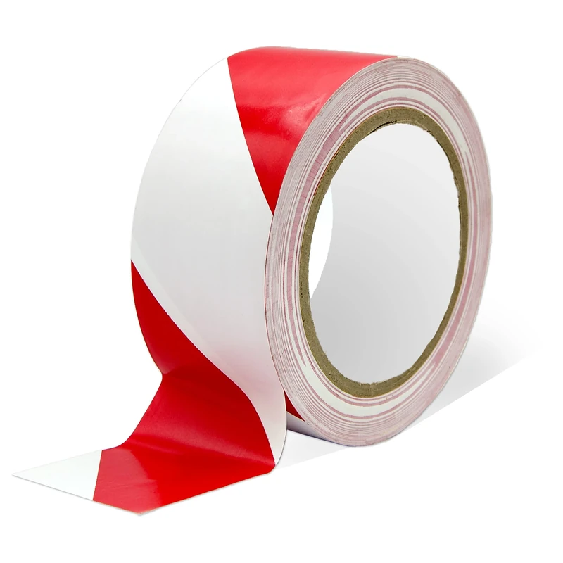 Adhesive tape to signal safety distance, work area, ground arrows or other warning signals. 33 metres of safety - Ofituria