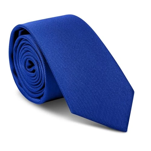 URAQT Men's Ties - Classic Solid Color Skinny Necktie, Formal Business Wedding Party Work Tie, 6cm