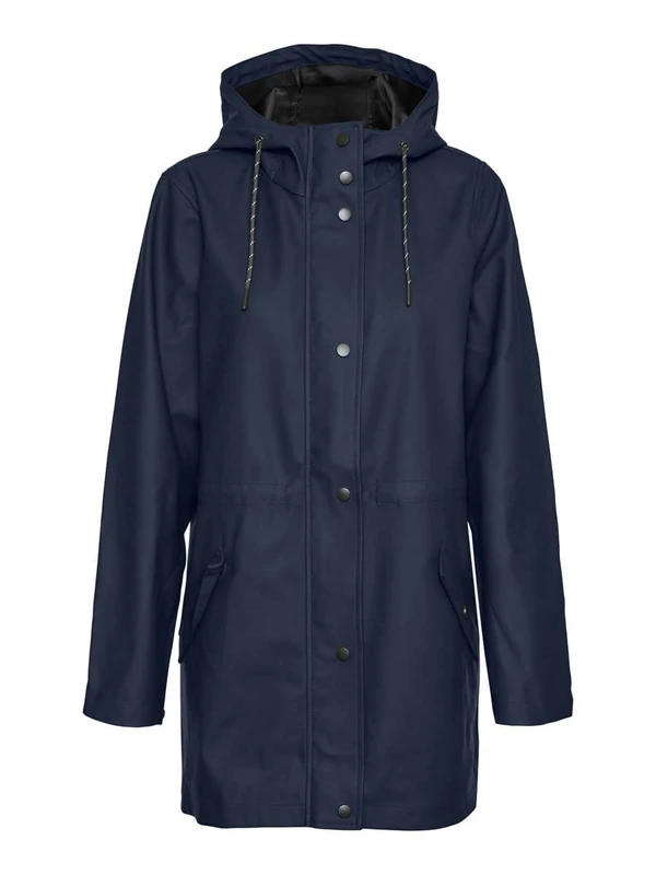 VERO MODA Women's Vmmalou Coated Jacket Noos Tall Jacket, Blazer navy, M