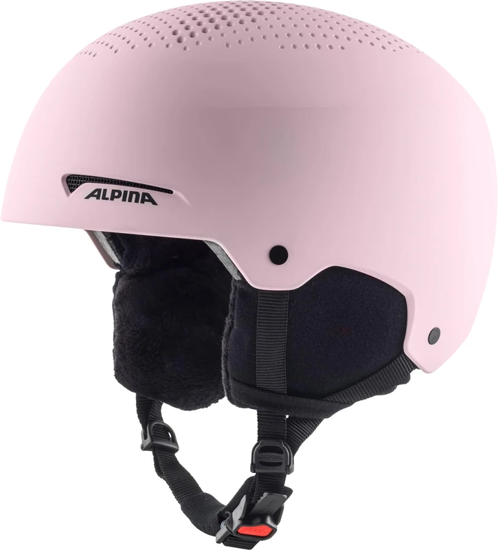 Alpina Arber – Lightweight ski helmet for adults, with removable ear pads, optimal shock absorption, rose matt, S (51-55)
