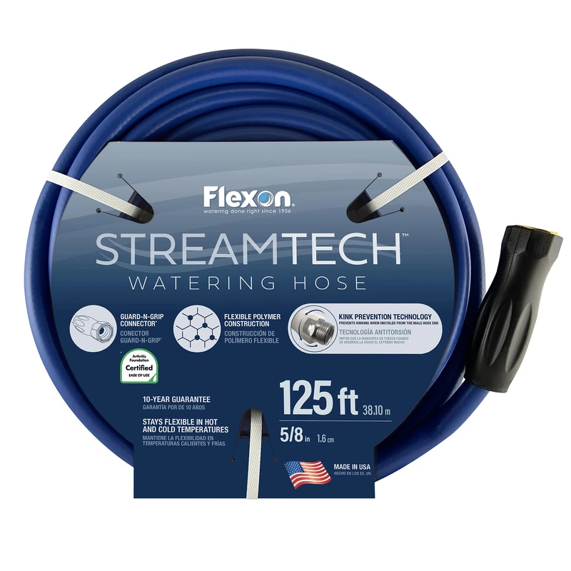 Flexon ST58125 StreamTech Garden Hose, Blue, 125