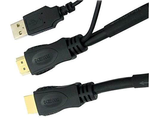 Pro Signal High Speed Active HDMI Lead, Male to Male with USB Power, 40m Black