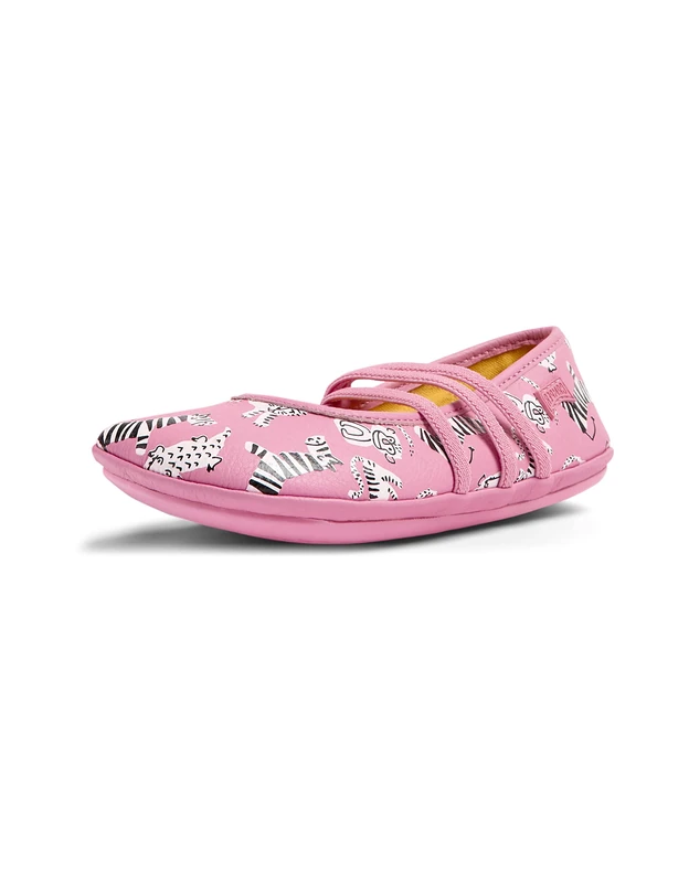 Camper Girls' Right K800388 Mary Jane, Medium Pink 005 TWS, 2.5 UK