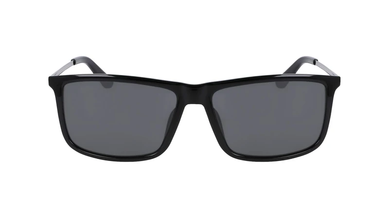 Dragon Men's Sunglasses DAMIEN - Shiny Black Smoke with Lumalens Smoke Lens