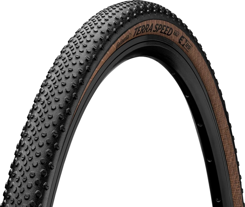 Continental - Continental 45-622 Terra Speed Protection (28 x 1.70 Inches) Black/Transparent Gravel Tire - 1 Piece