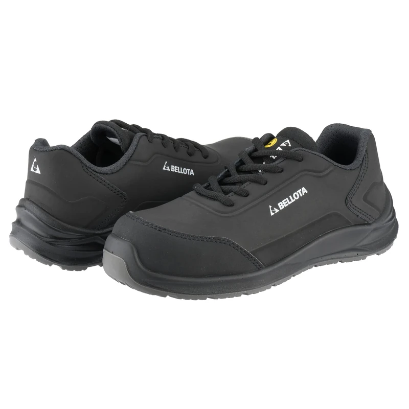 Bellota Flex Carbon Fem S3 / FTW074190S3 Safety Shoes, Women's Industrial Shoes, Black, 41 EU, Black/White, 8.5 UK - Image 1