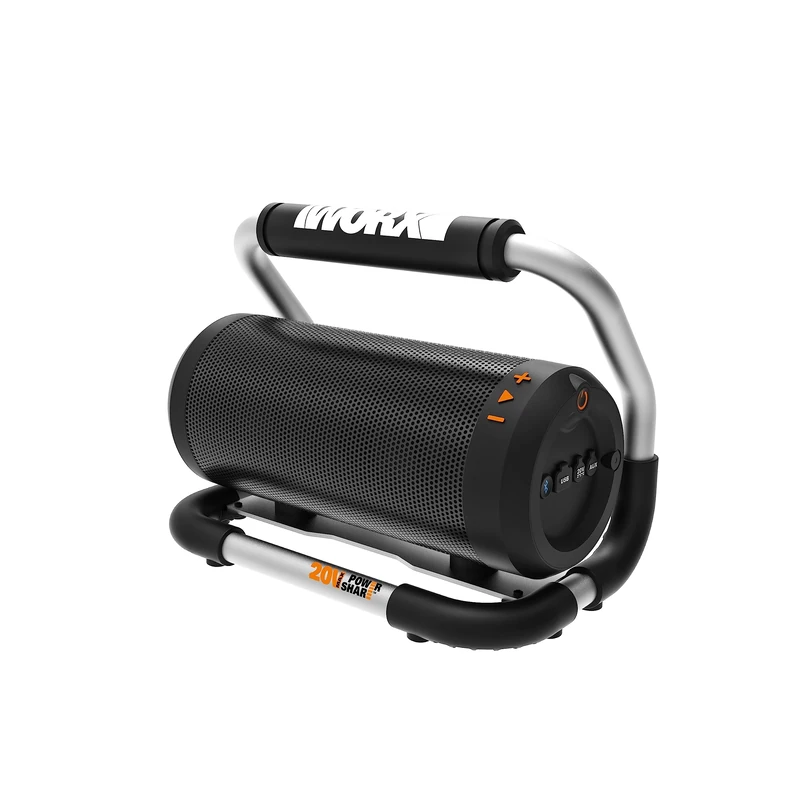 WORX WX009.9 Bluetooth Battery Speaker 20 V - Aux-In Connection & USB Port - Running Time Approx. 10 Hours - 4.2 Bluetooth - PowerShare Compatible - Battery and Charger Not Included - Image 1