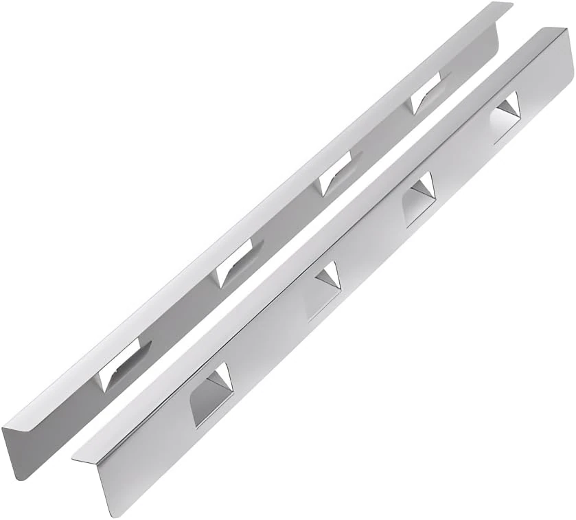 Stove Gap Covers Stainless Steel stove gap filler range trim kit Between Oven and Countertop Dishwasher Dryer Heat Resistant and Easy to Clean (23.4' silver,1 Pair)