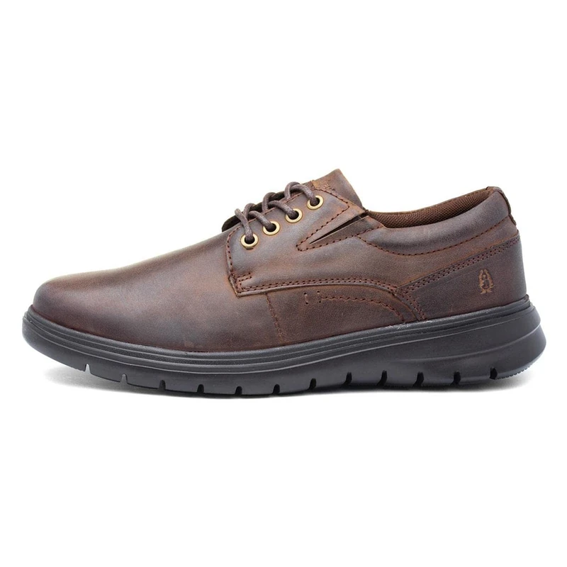 Hush Puppies Mens Triton Lace Up Oxford, Brown, 9 UK