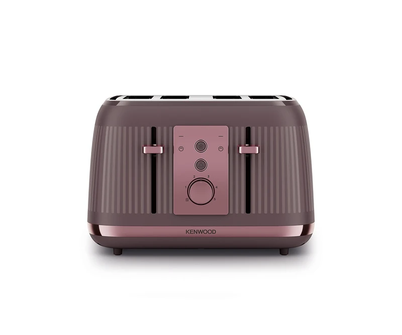 Kenwood Dusk Toaster, 4 Slot Toaster, Reheat, 5 Browning Settings, Defrost and Cancel Functions, Pull Crumb Tray, TFP30.000PU, 1800W, Twilight Purple